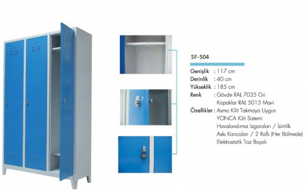 Triple Lockers