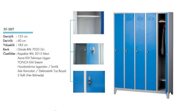 5 Lockers